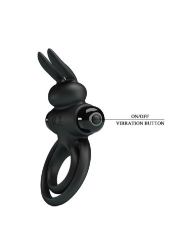 Pretty Love Vibrant Penis Ring III Black