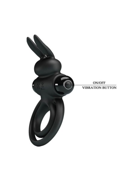 Pretty Love Vibrant Penis Ring III Black