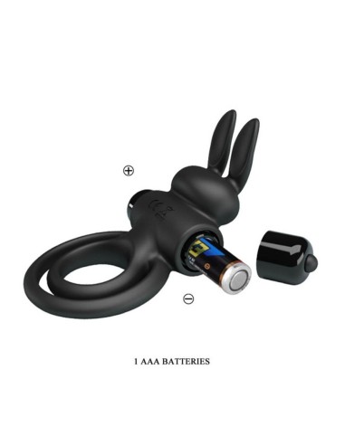 Pretty Love Vibrant Penis Ring III Black