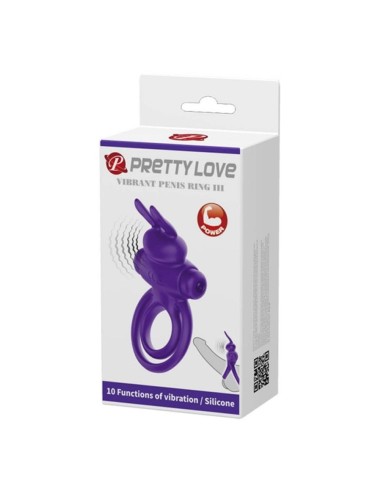 Pretty Love Vibrant Penis Ring III Purpe