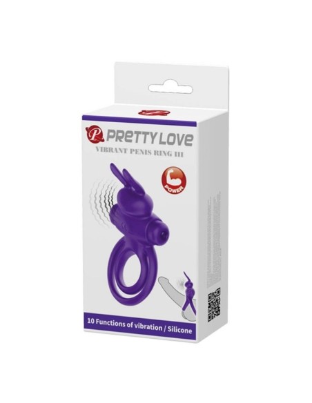 Pretty Love Vibrant Penis Ring III Purpe