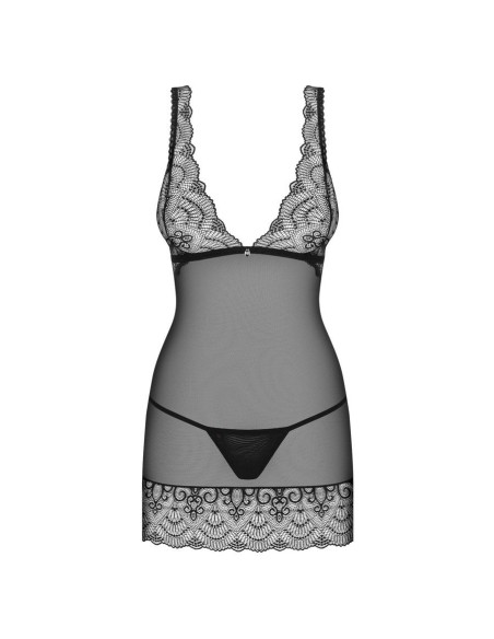 Firella chemise & thong black
