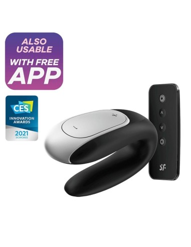SATISFYER DOUBLE FUN BLACK