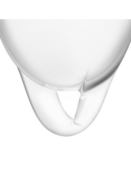 MENSTRUAL CUP FEEL CONFIDENT TRANSPARENT