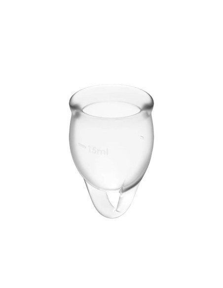 MENSTRUAL CUP FEEL CONFIDENT TRANSPARENT