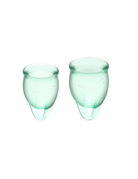 MENSTRUAL CUP FEEL CONFIDENT GREEN