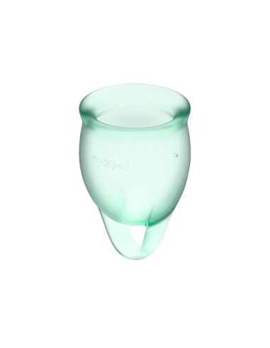 MENSTRUAL CUP FEEL CONFIDENT GREEN
