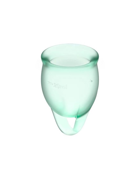 MENSTRUAL CUP FEEL CONFIDENT GREEN