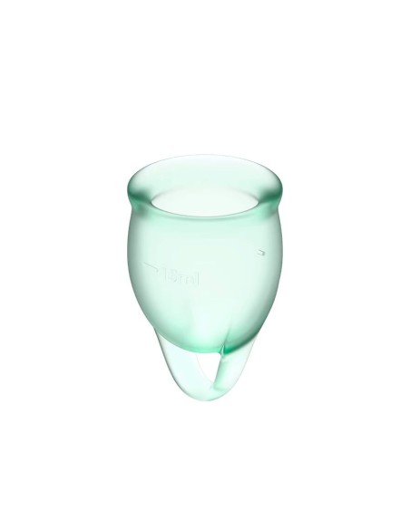 MENSTRUAL CUP FEEL CONFIDENT GREEN