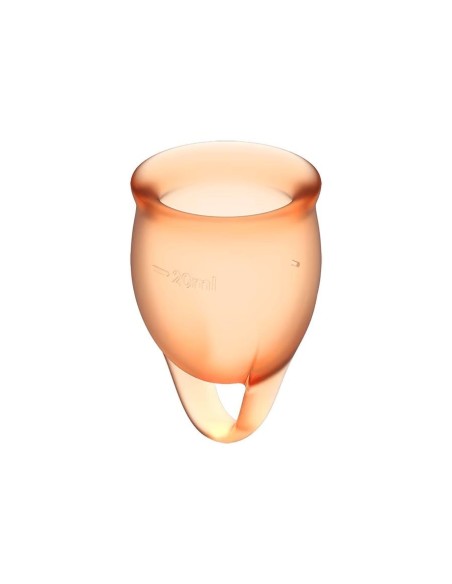 MENSTRUAL CUP FEEL CONFIDENT ORANGE