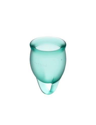 MENSTRUAL CUP FEEL CONFIDENT DARK GREEN