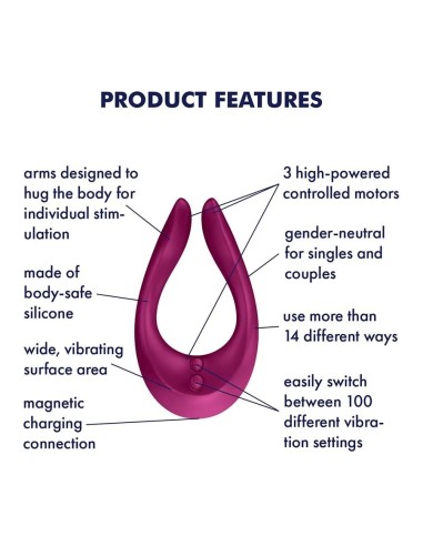 SATISFYER ENDLESS JOY - Magenta