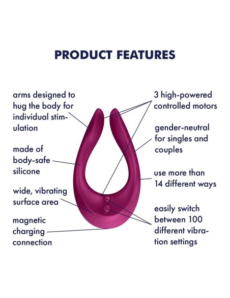 SATISFYER ENDLESS JOY - Magenta