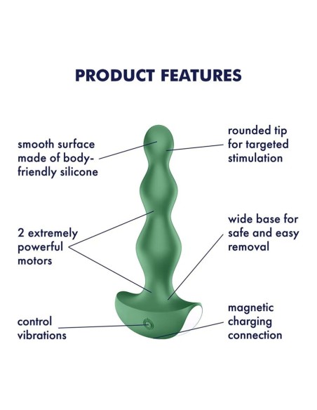 SATISFYER LOLLI PLUG 2 - GREEN