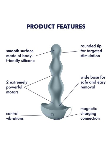 SATISFYER LOLLI PLUG 2 - GREY