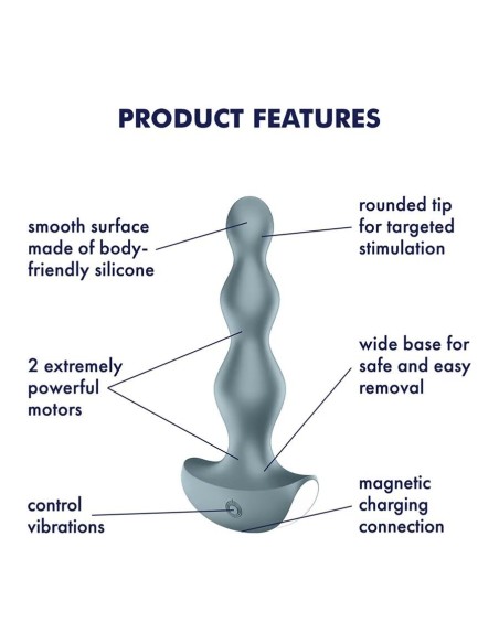 SATISFYER LOLLI PLUG 2 - GREY