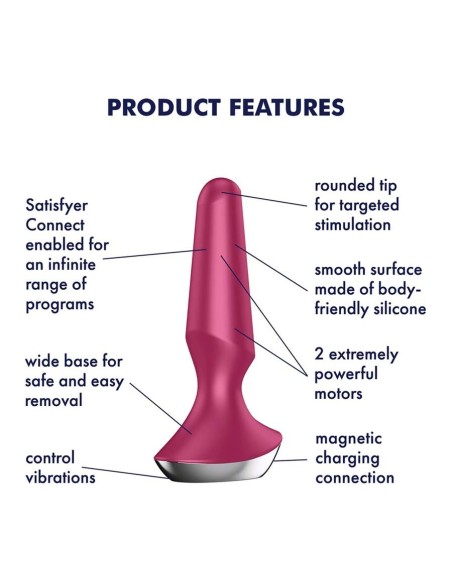 SATISFYER PLUG ILICIOUS 2 PINK