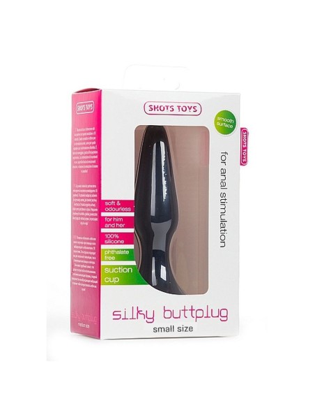 Silky Buttplug - Small - Black