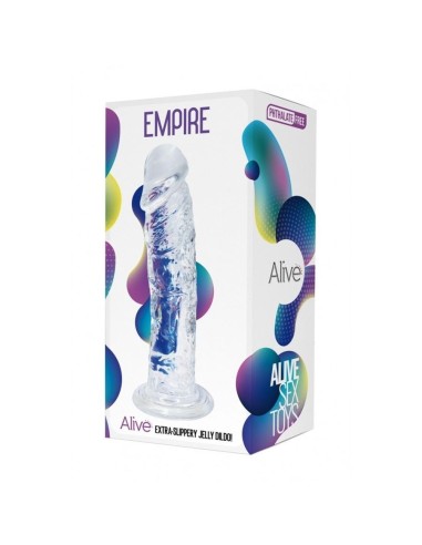 EMPIRE -JELLY DILDO-Transparent- 19,3 cm