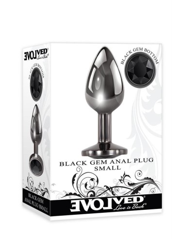 EVOLVED BLACK GEM ANAL PLUG SMALL