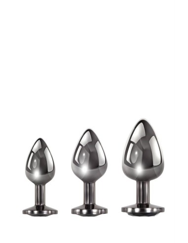 EVOLVED BLACK GEM ANAL PLUG SET
