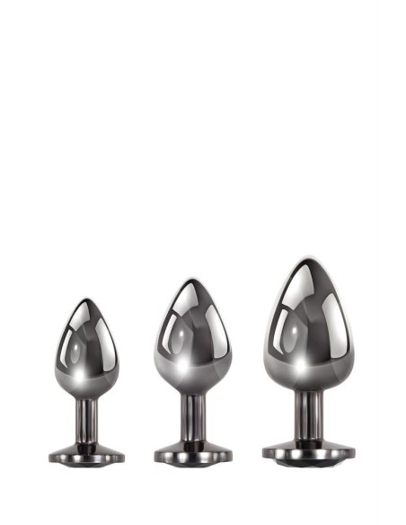 EVOLVED BLACK GEM ANAL PLUG SET
