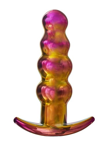 GLAMOUR GLASS REMOTE VIBE BEADED PLUG