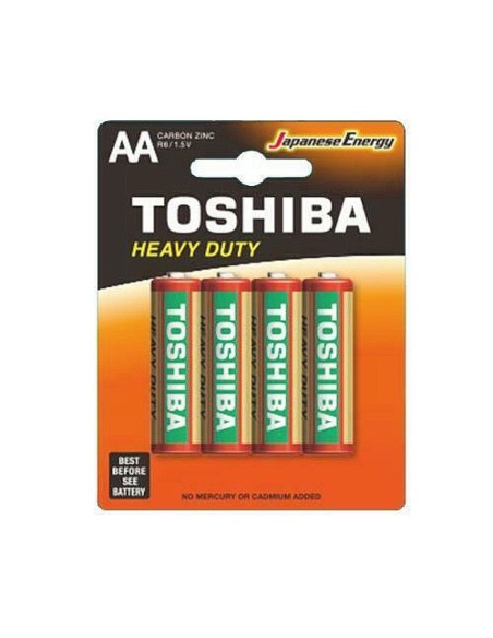 Batterie 1.5V AA Size 4 pezzi TOSHIBA