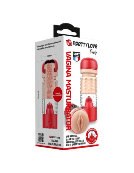 Pretty Love Emily Masturbator Red
