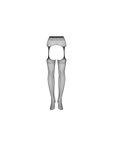 Garter stockings S815 black