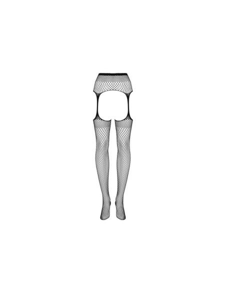 Garter stockings S815 black