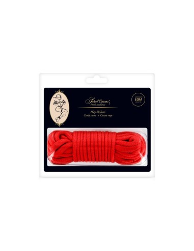 Corda bondage shibari rosso 10 metri