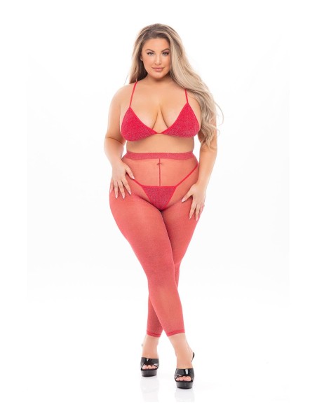 TALL ORDER 3PC LEGGING SET RED