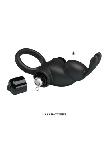 Pretty Love Vibrant Penis Ring 1 Black