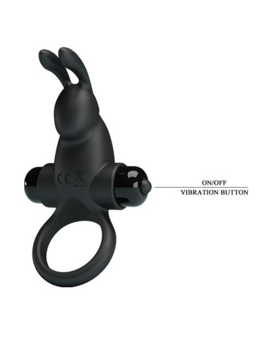 Pretty Love Vibrant Penis Ring 1 Black