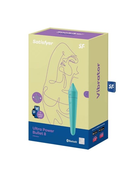 SATISFYER Ultra Power Bullet 8-Turquoise