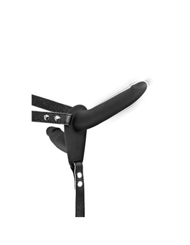 Double gode ceinture noir vibrant Fetish