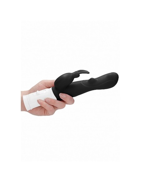 Rotating Rabbit Vibrator - Black