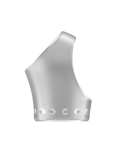 No.45 - Cockring with Ball Strap - Trans