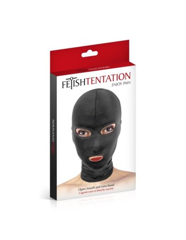 Cagoule ouvertures yeux et bouche Fetisn