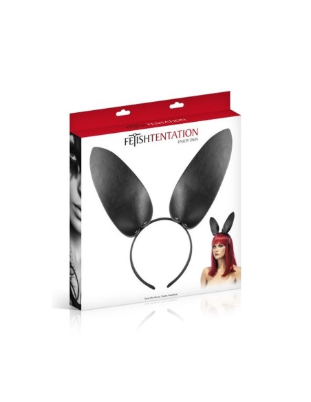 Oreilles de bunny simili cuir Fetish Ten