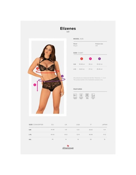 Elizenes 2-pcs set black