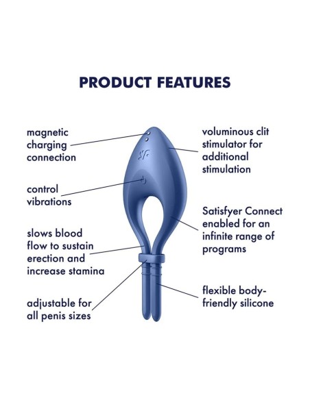 SATISFYER Bullseye blu