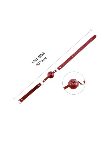 Discretion Red Ball Gag