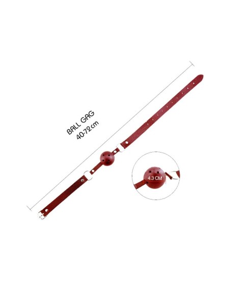 Discretion Red Ball Gag