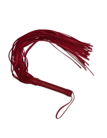 Flogger Long Leather Red
