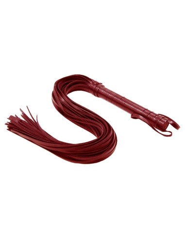 Flogger Long Leather Red