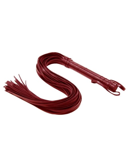 Flogger Long Leather Red