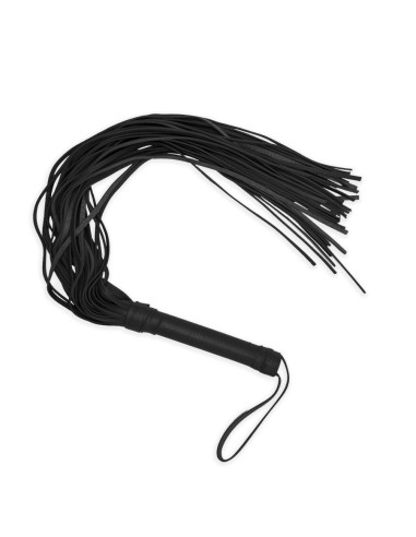 Flogger Long Leather Black