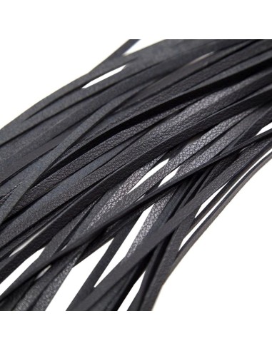 Flogger Long Leather Black